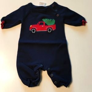 Newborn little red truck